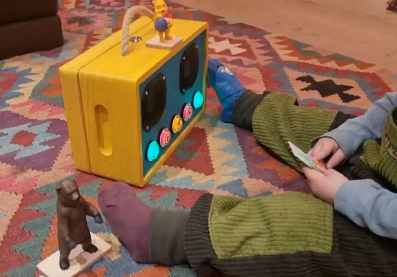 Photo of my child using the  Fairybox